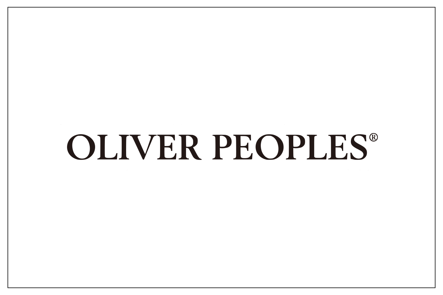 OLIVER PEOPLES｜価格改定のお知らせ