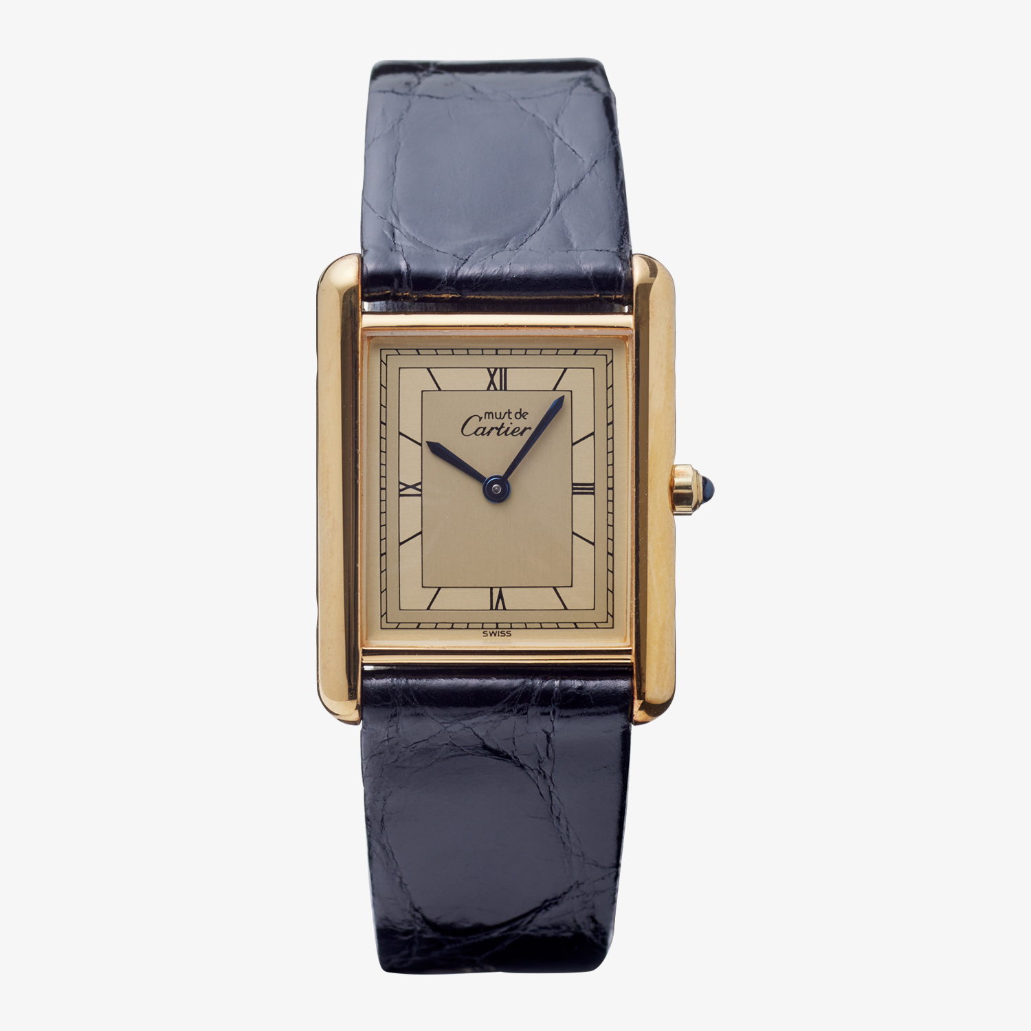 Cartier｜must de Cartier TANK LM｜＜Light＞ Four Point Roman Dial ｜Ivory - 90's｜Cartier (Vintage Watch)