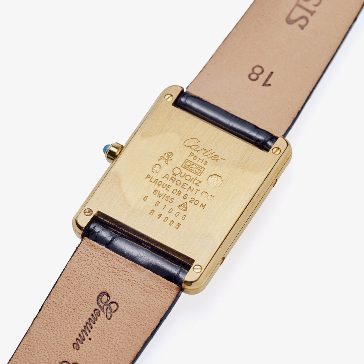 Cartier｜must de Cartier TANK LM｜＜Light＞ Four Point Roman Dial ｜Ivory - 90's｜Cartier (Vintage Watch)