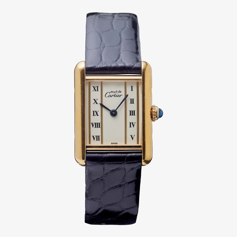 Cartier｜must de Cartier TANK SM｜Straight Roman Dial – 90’s｜Cartier (Vintage Watch)
