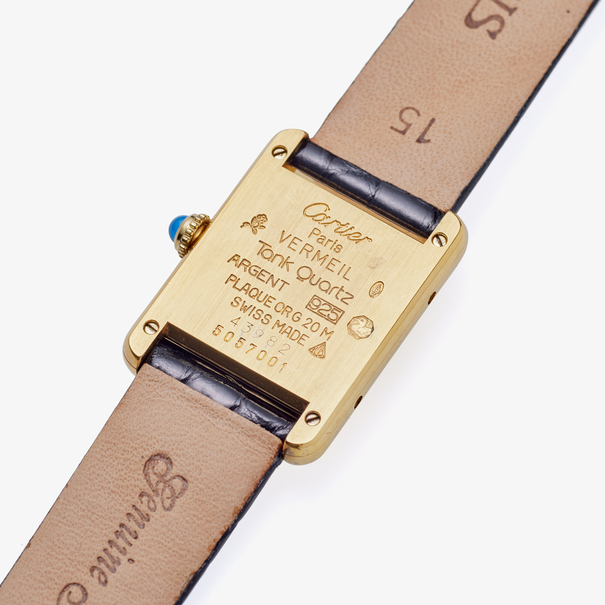 SOLD OUT｜Cartier｜must de Cartier TANK SM｜Straight Roman Dial - 90's｜Cartier (Vintage Watch)
