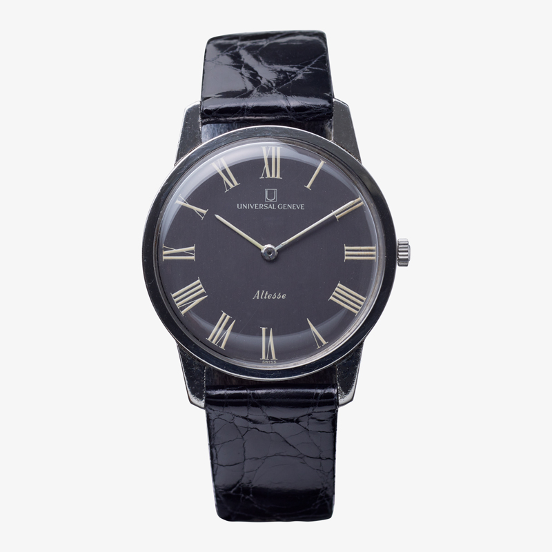 UNIVERSAL GENEVE｜Altesse｜SS｜DARK GREY – 70’s｜OTHER VINTAGE WATCH