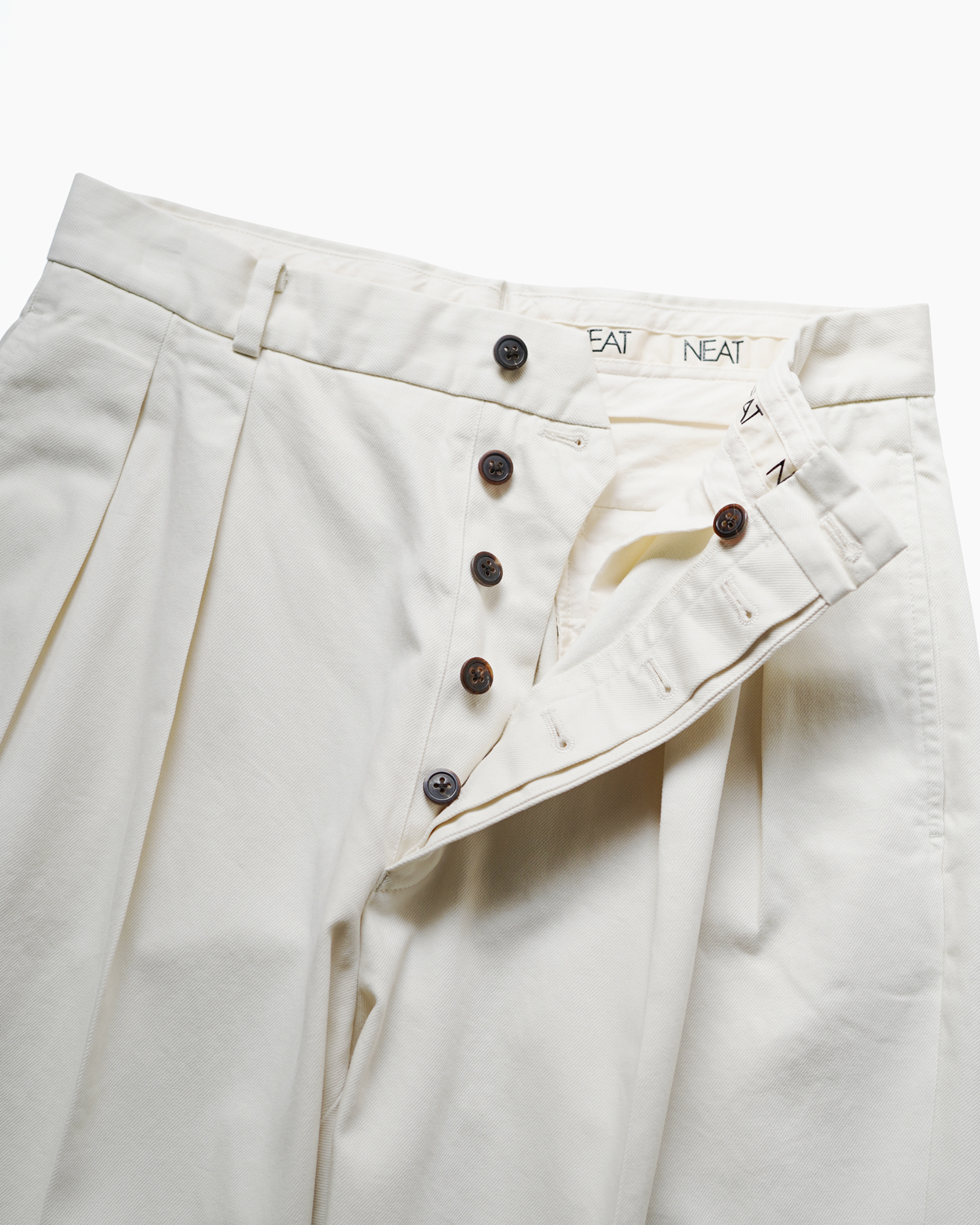 DRILL TWILL｜NEAT Chino - Ivory｜NEAT