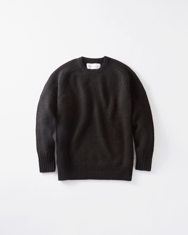 Tibetan yak Shetland sweater – Black｜walenode