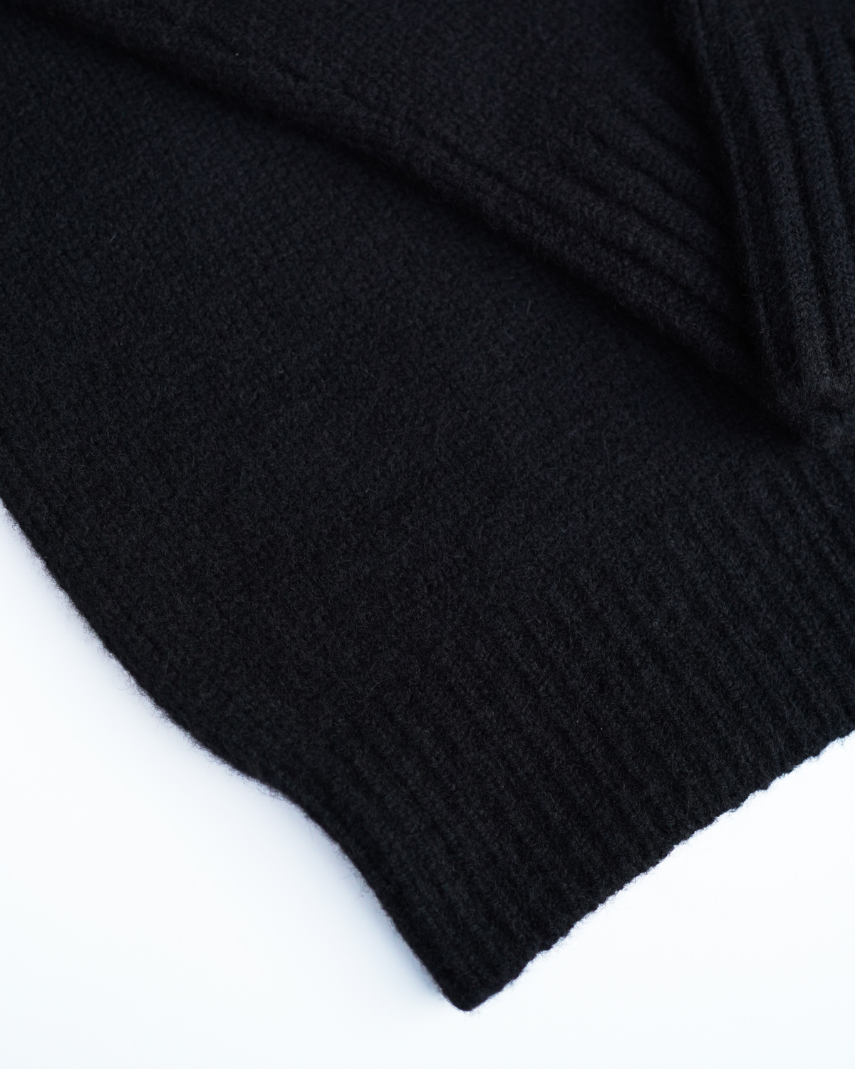 Tibetan yak Shetland sweater - Black｜walenode