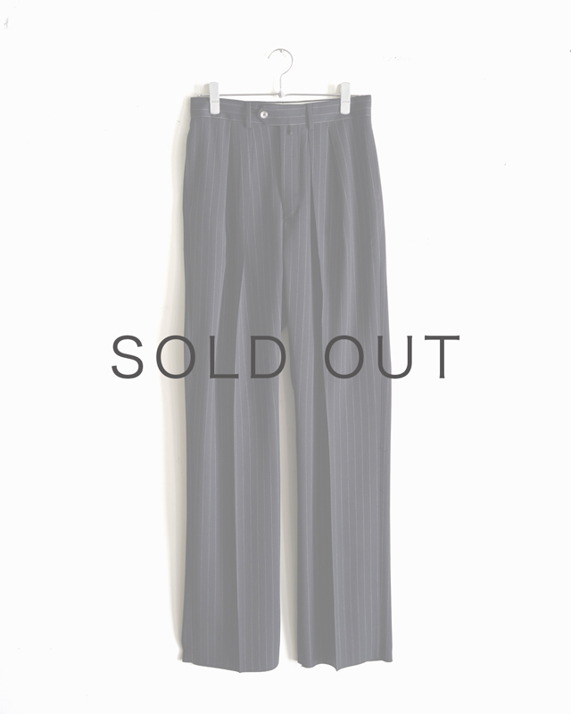 DOUBLE CHALK STRIPE｜WIDE – Black｜NEAT