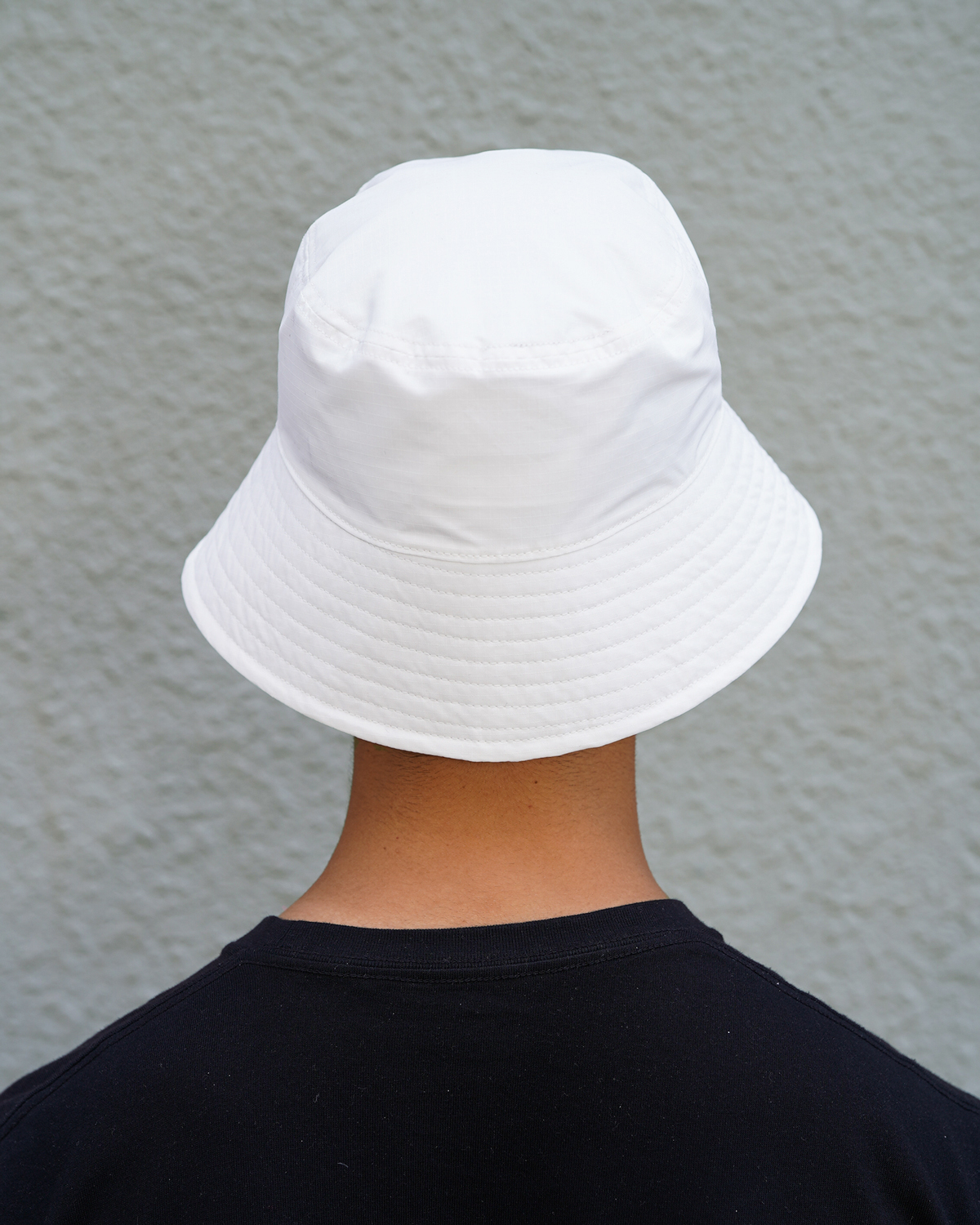 DICROS RIPSTOP DOWN BRIM HAT - White｜COMESANDGOES