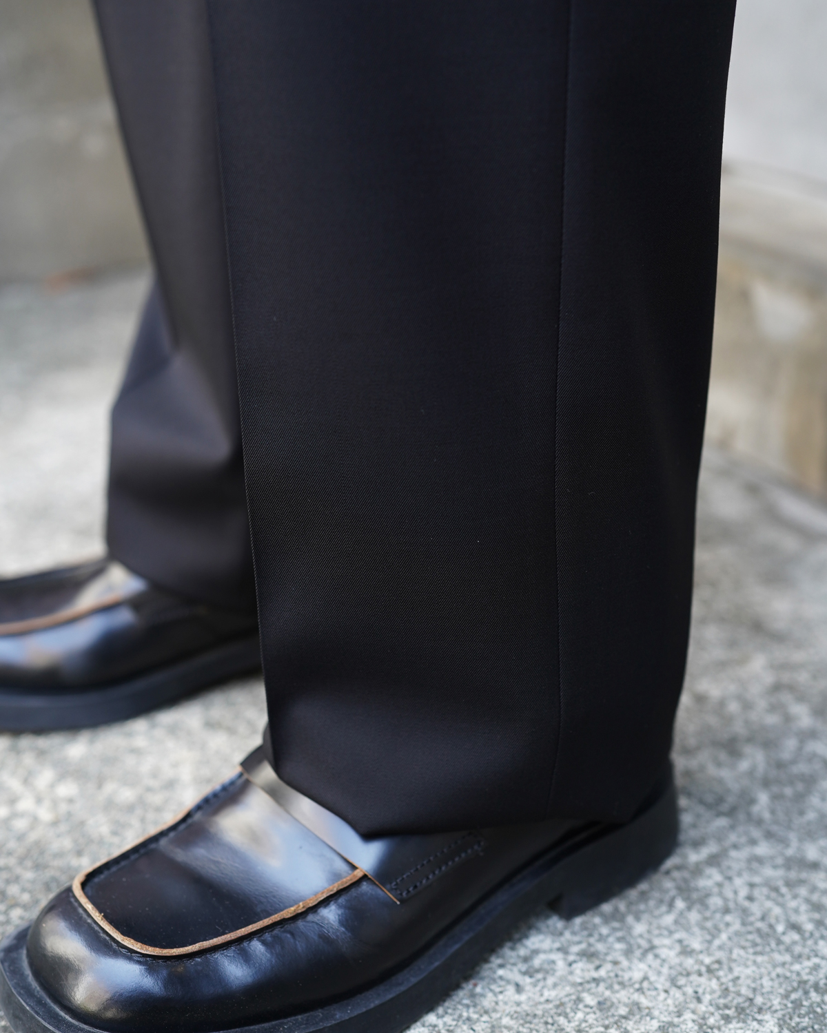 DORMEUIL ECHO GABARDIN｜STANDARD TYPE Ⅱ - Black｜NEAT