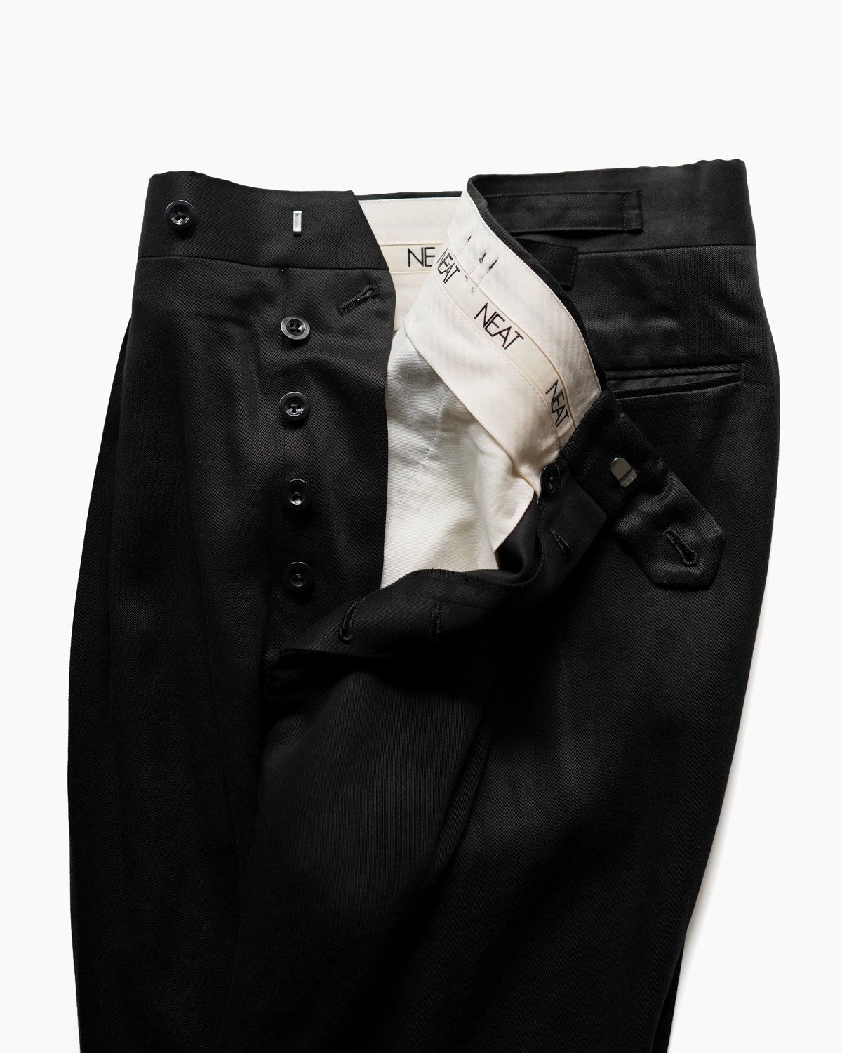 LYOCELL CHINO｜STANDARD TYPE Ⅱ - Black｜NEAT