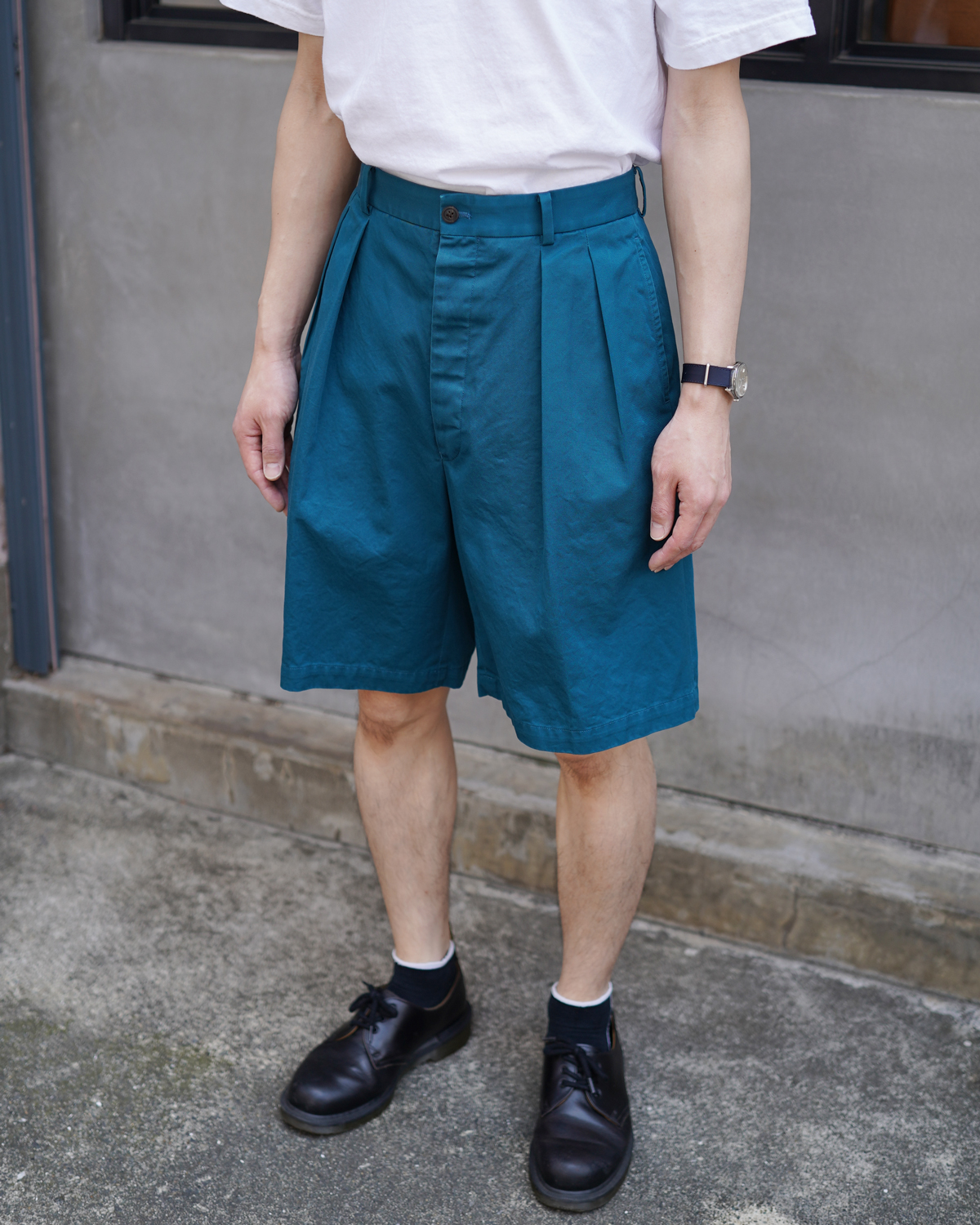 NEAT Chino Shorts - Blue Green｜NEAT