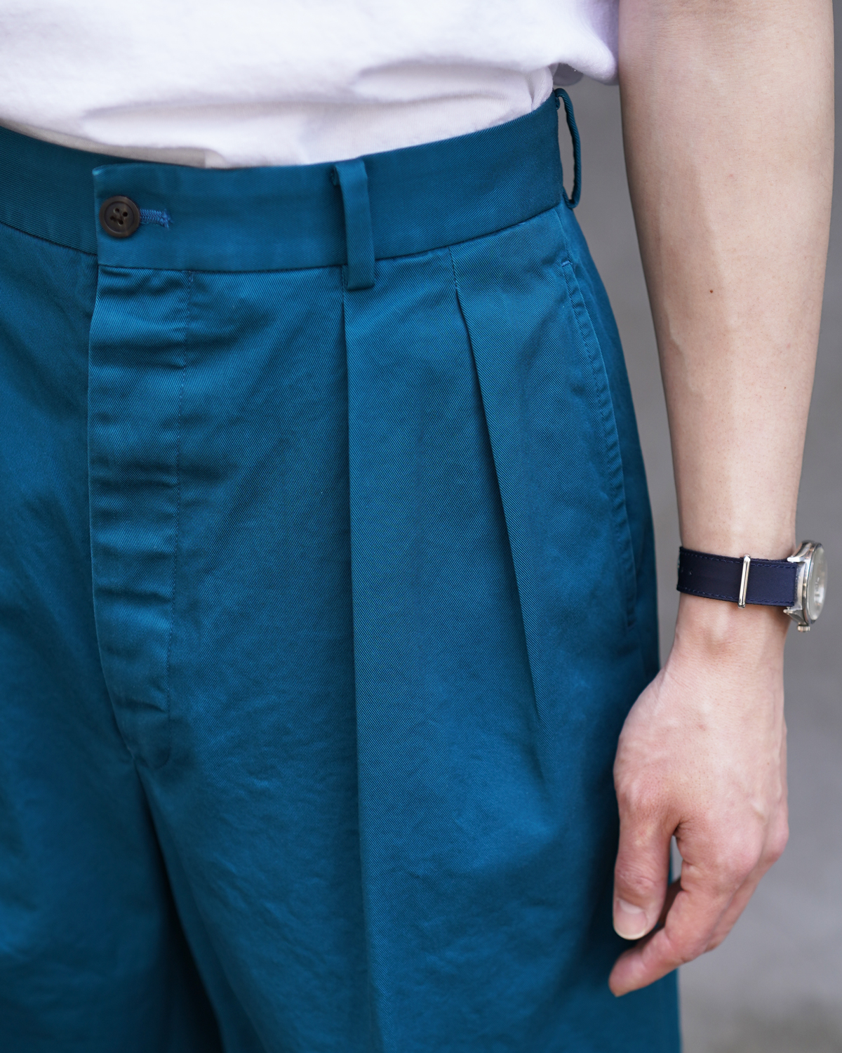 NEAT Chino Shorts - Blue Green｜NEAT