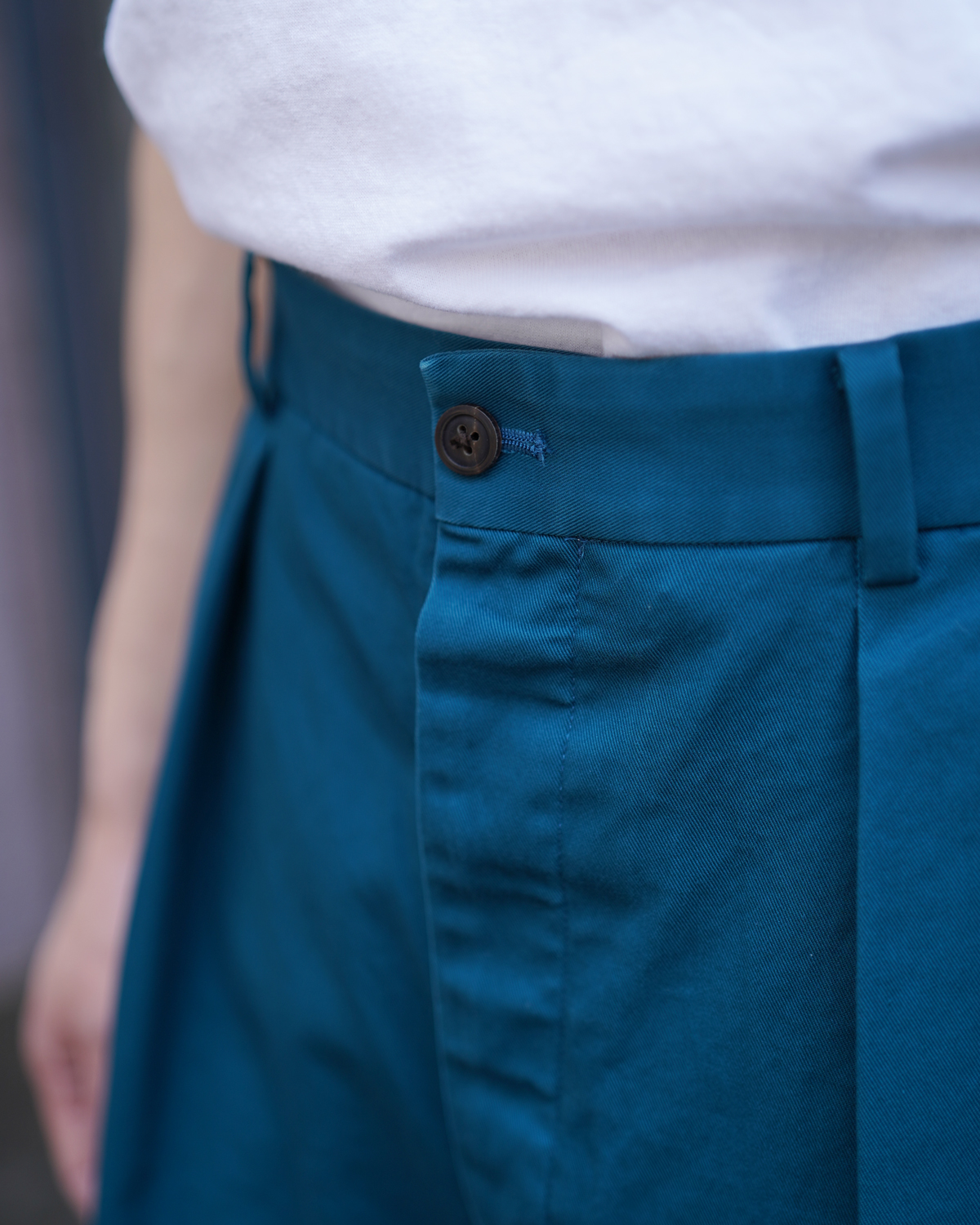 NEAT｜NEAT Chino Shorts - Blue Green｜PRODUCT｜Continuer Inc