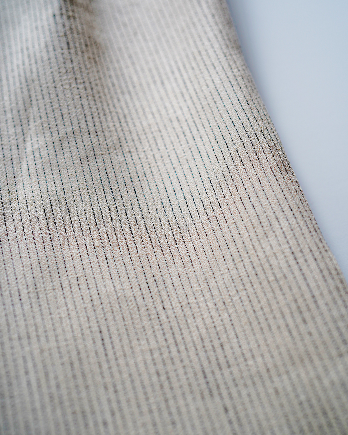 SICILIAN LINEN STRIPE｜WIDE TYPE Ⅰ - Beige｜NEAT