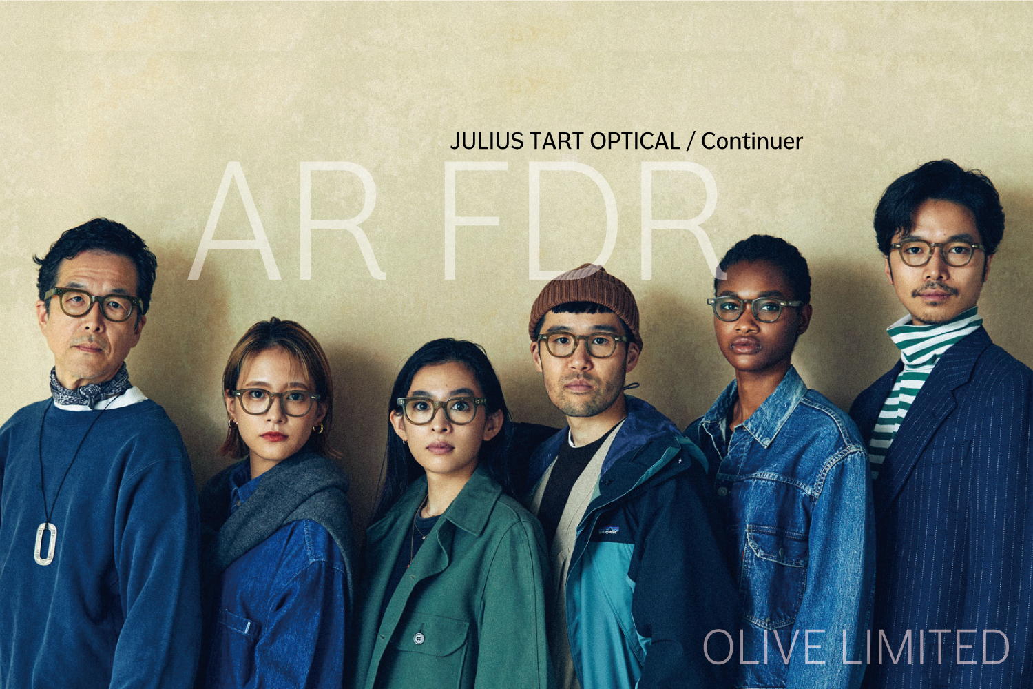 JULIUS TART OPTICAL × Continuer｜AR 44 - OLIVE / LIMITED｜JULIUS TART OPTICAL