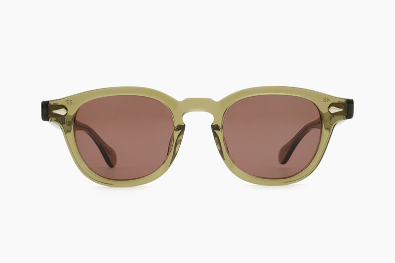 JULIUS TART OPTICAL for Continuer｜AR 46 SG – OLIVE / LIMITED – CHOCO BROWN｜JULIUS TART OPTICAL