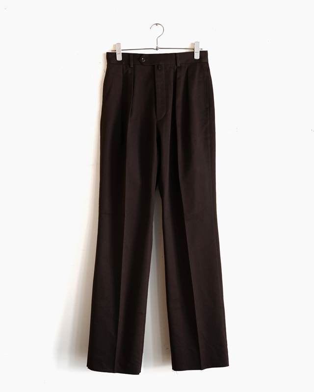 SUSTAINABLE DRILL TWILL COTTON｜WIDE TYPE Ⅰ – Brown｜NEAT