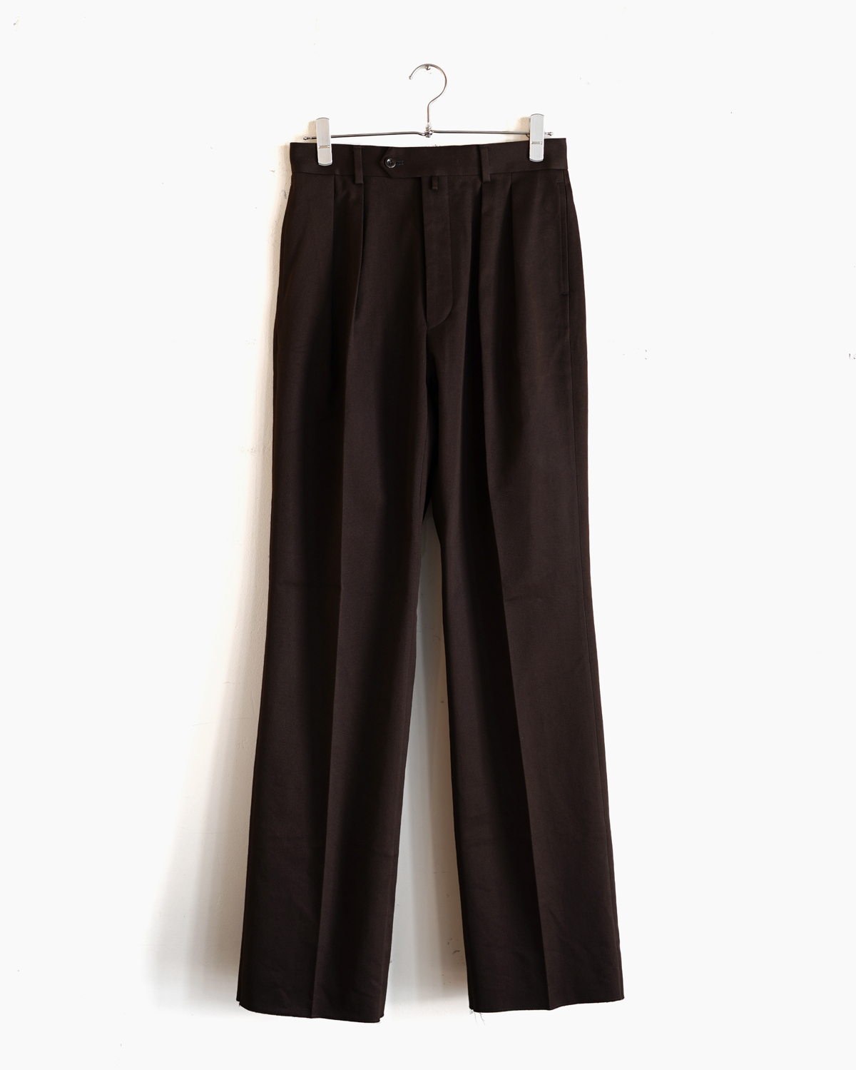 SUSTAINABLE DRILL TWILL COTTON｜WIDE TYPE Ⅰ - Brown｜NEAT