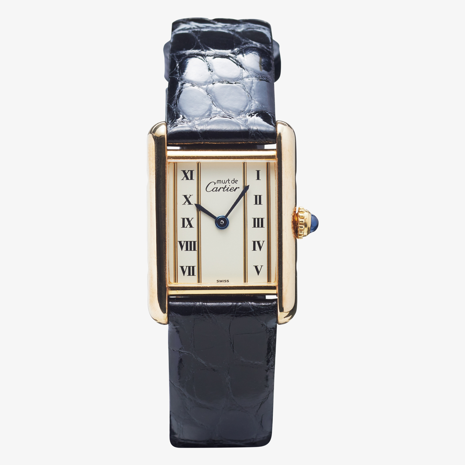 Cartier｜must de Cartier TANK SM｜Straight Roman Dial - 90's｜Cartier (Vintage Watch)