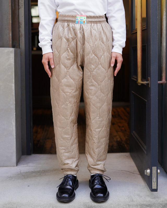 MILITARY GOURD QUILTING｜BEACH PANTS – Coyote｜NEAT