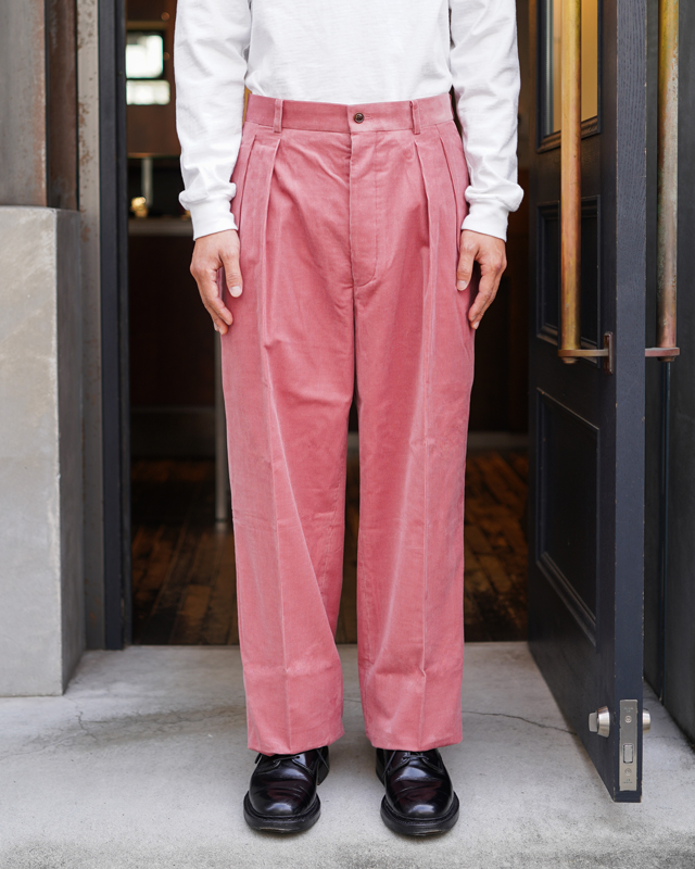 PONTOGLIO CORDUROY｜NEAT Chino – Pink｜NEAT