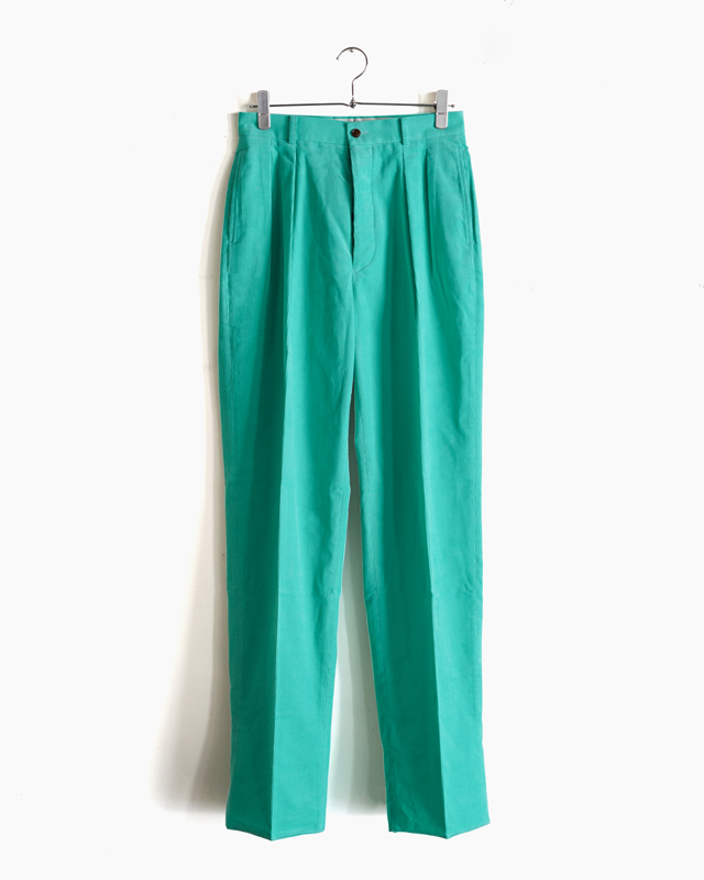 PONTOGLIO CORDUROY｜NEAT Chino – Mint Green｜NEAT