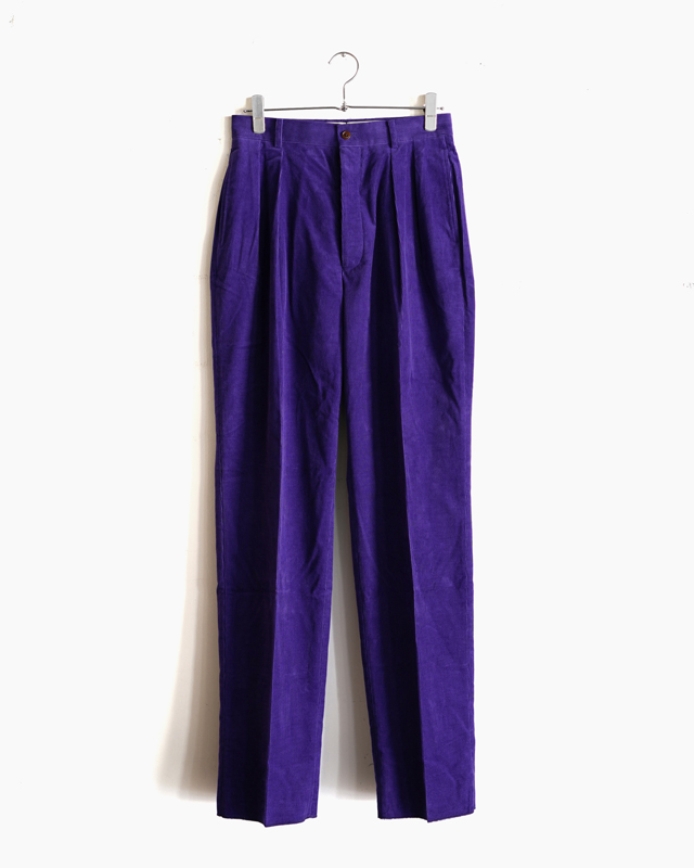 PONTOGLIO CORDUROY｜NEAT Chino – Purple｜NEAT