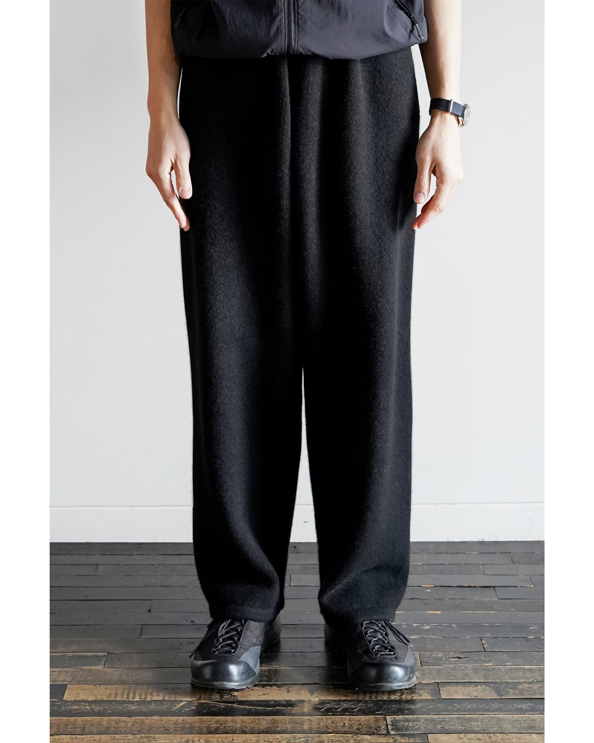 Tibetan YAK Circular Knitting Pants - Black｜Limited｜walenode