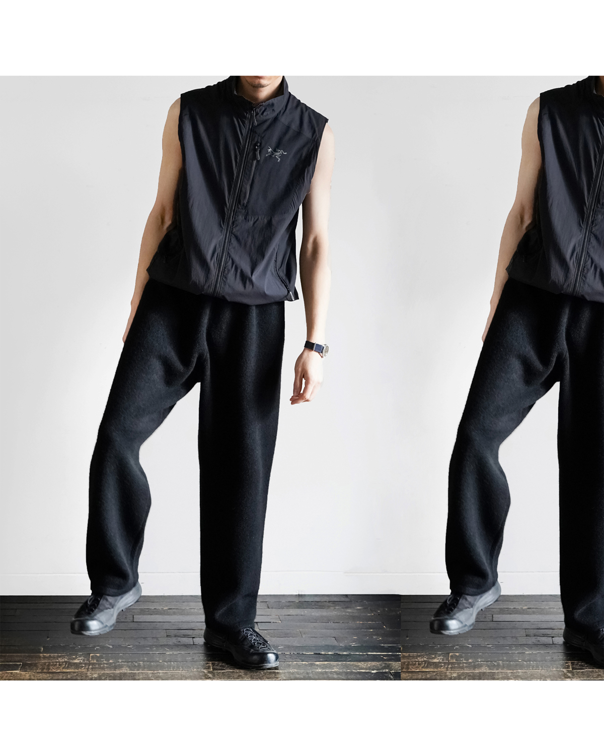 Tibetan YAK Circular Knitting Pants - Black｜Limited｜walenode