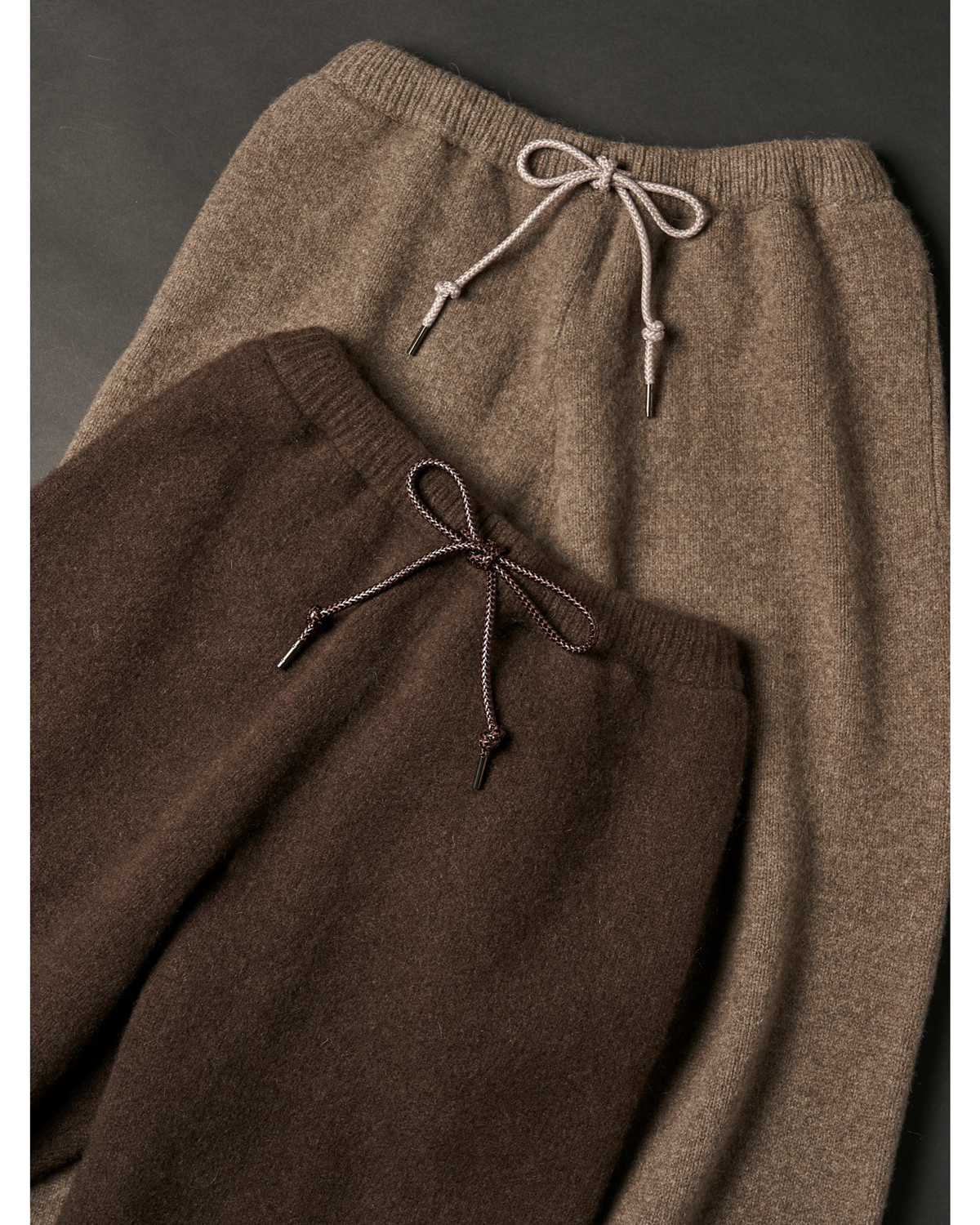 Innocent YAK Circular Knitting Pants - Brown｜walenode