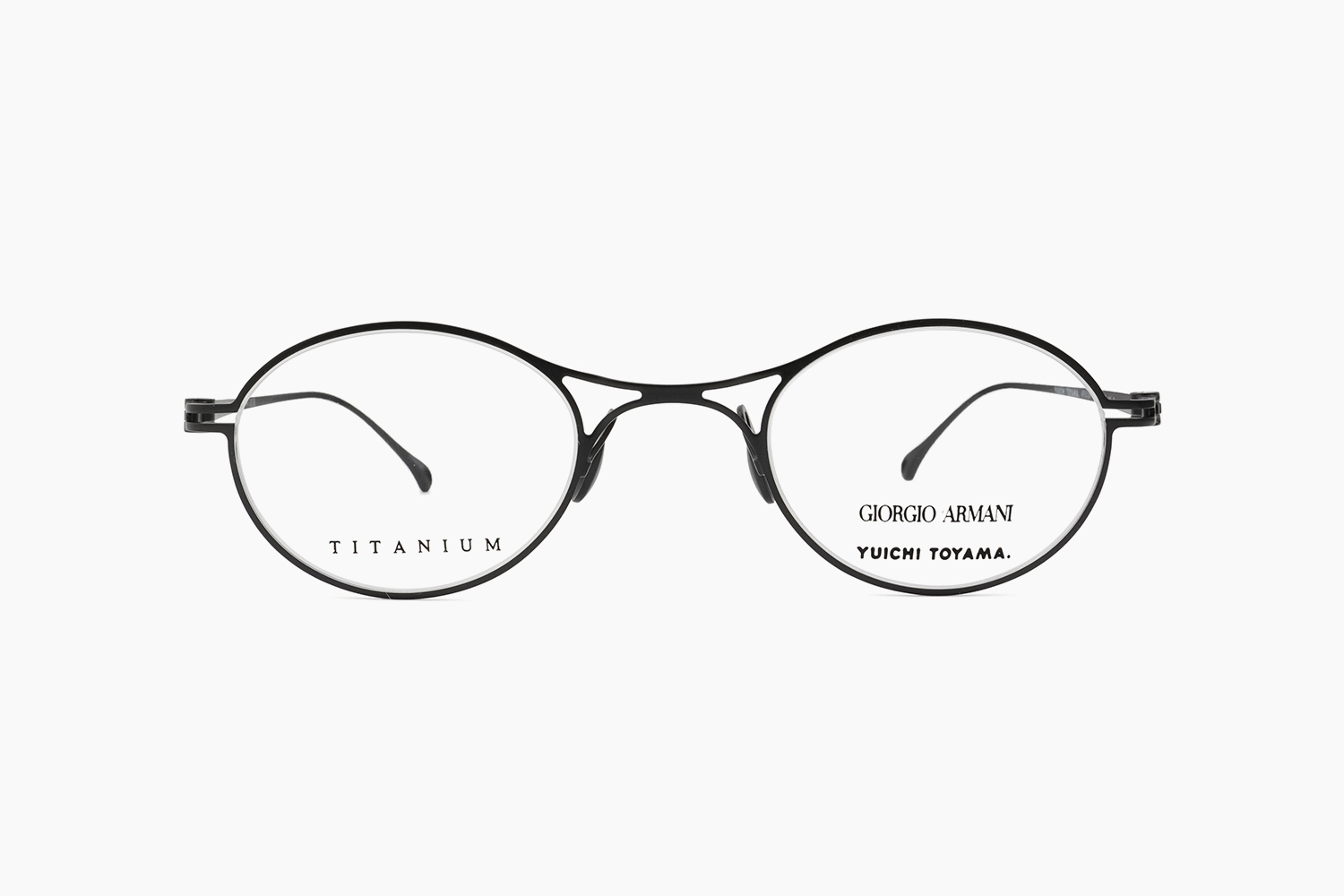 GIORGIO ARMANI YUICHI TOYAMA. ジョルジオ アルマーニ ユウイチトヤマ AR 5135T - MATT BLACK X Bridge エックスブリッジ 眼鏡 Glasses 東京 日本 TOKYO Japan 通販 Continuer