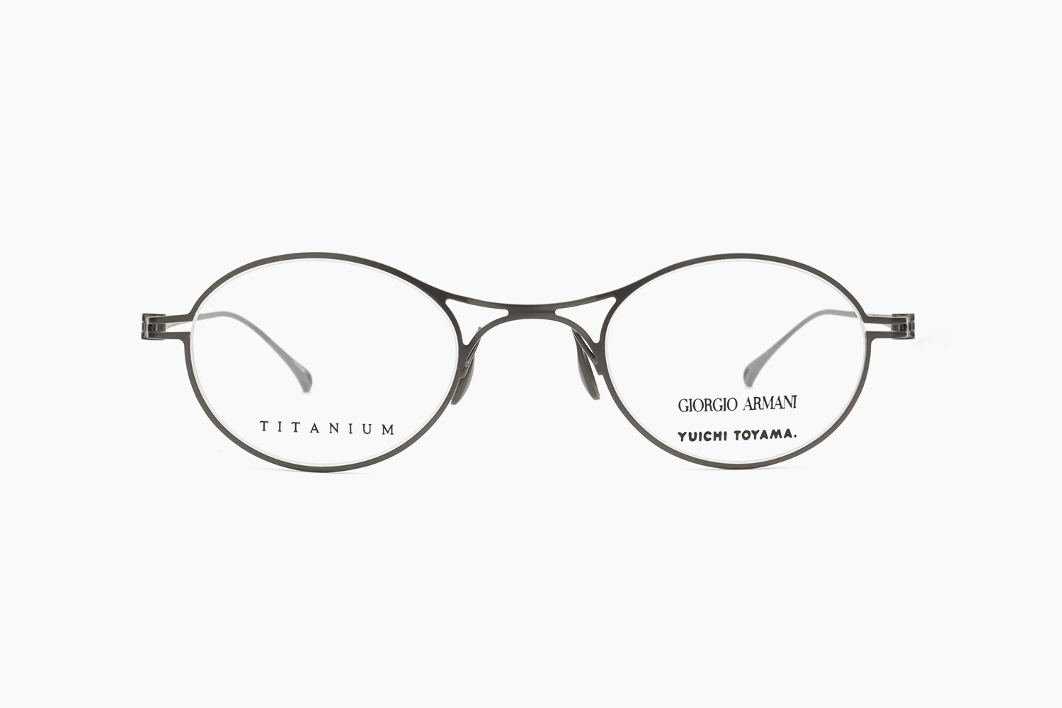 GIORGIO ARMANI YUICHI TOYAMA. ジョルジオ アルマーニ ユウイチトヤマ AR 5135T - MATT GUNMETAL X Bridge エックスブリッジ 眼鏡 Glasses 東京 日本 TOKYO Japan 通販 Continuer