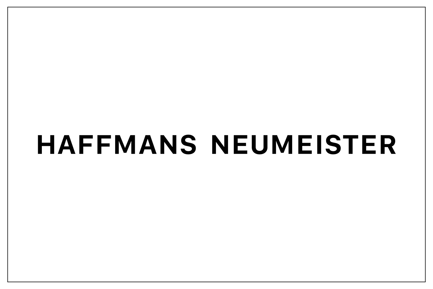 HAFFMANS NEUMEISTER｜価格改定のお知らせ