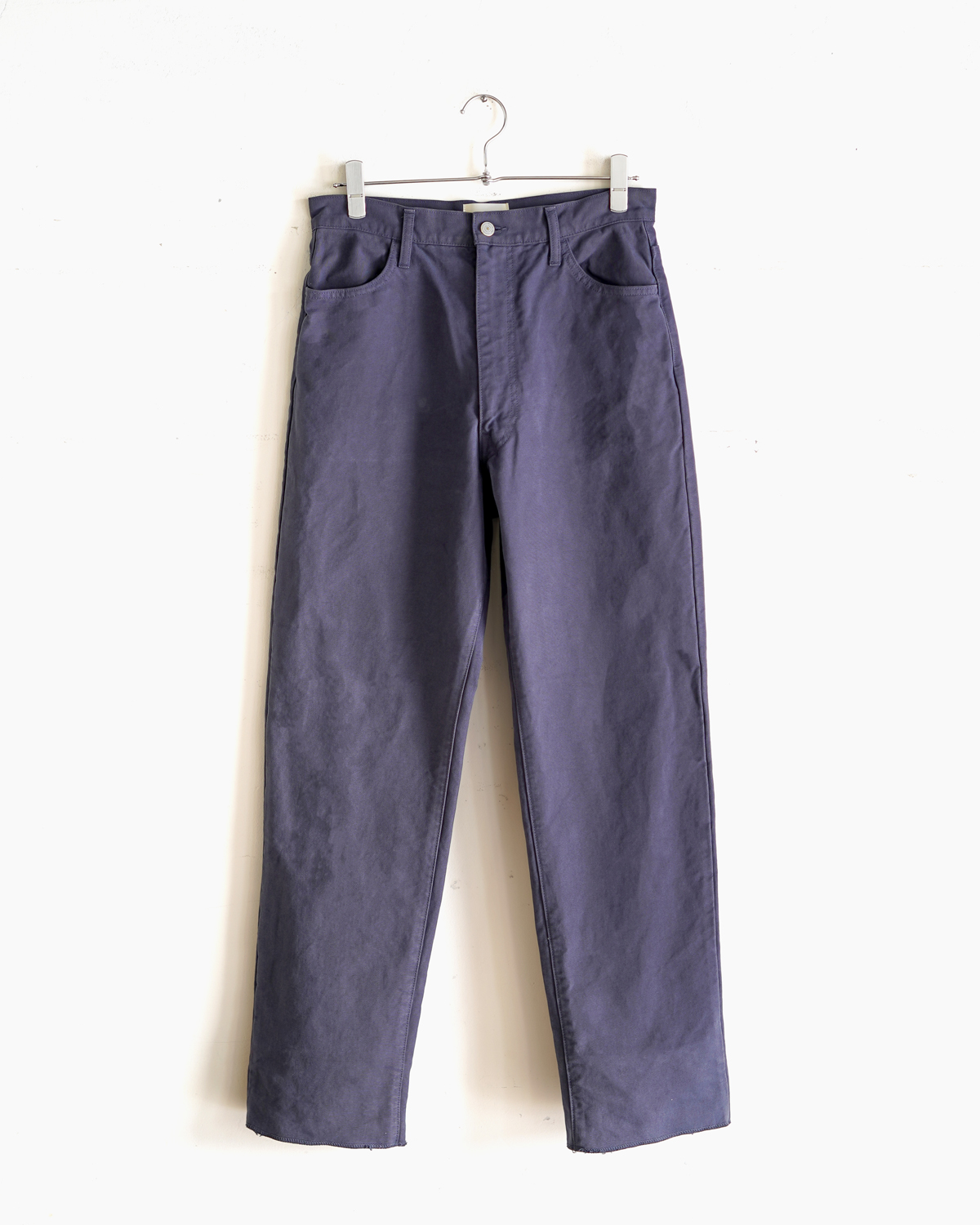 COLOR COTTON DUCK PANTS - Black｜NEAT