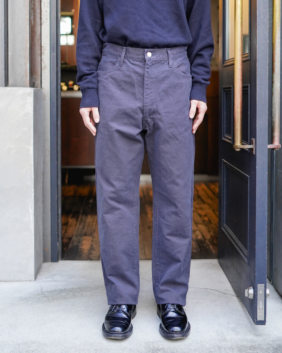 【本日特価】 COTTON NEAT｜COLOR DUCK Black｜PRODUCT｜Continuer - PANTS パンツ