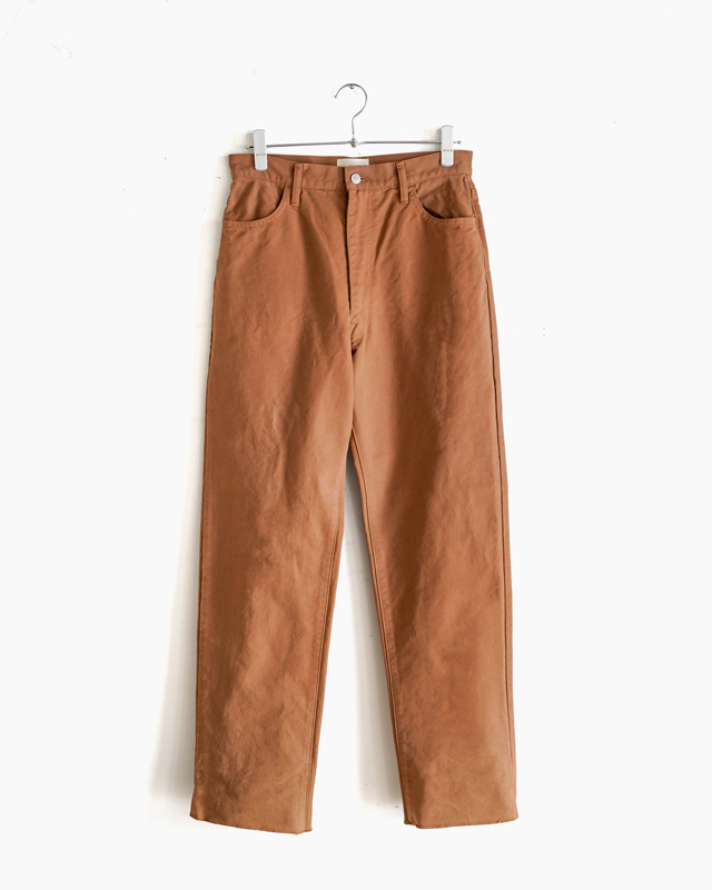 COLOR COTTON DUCK PANTS – Brown｜NEAT