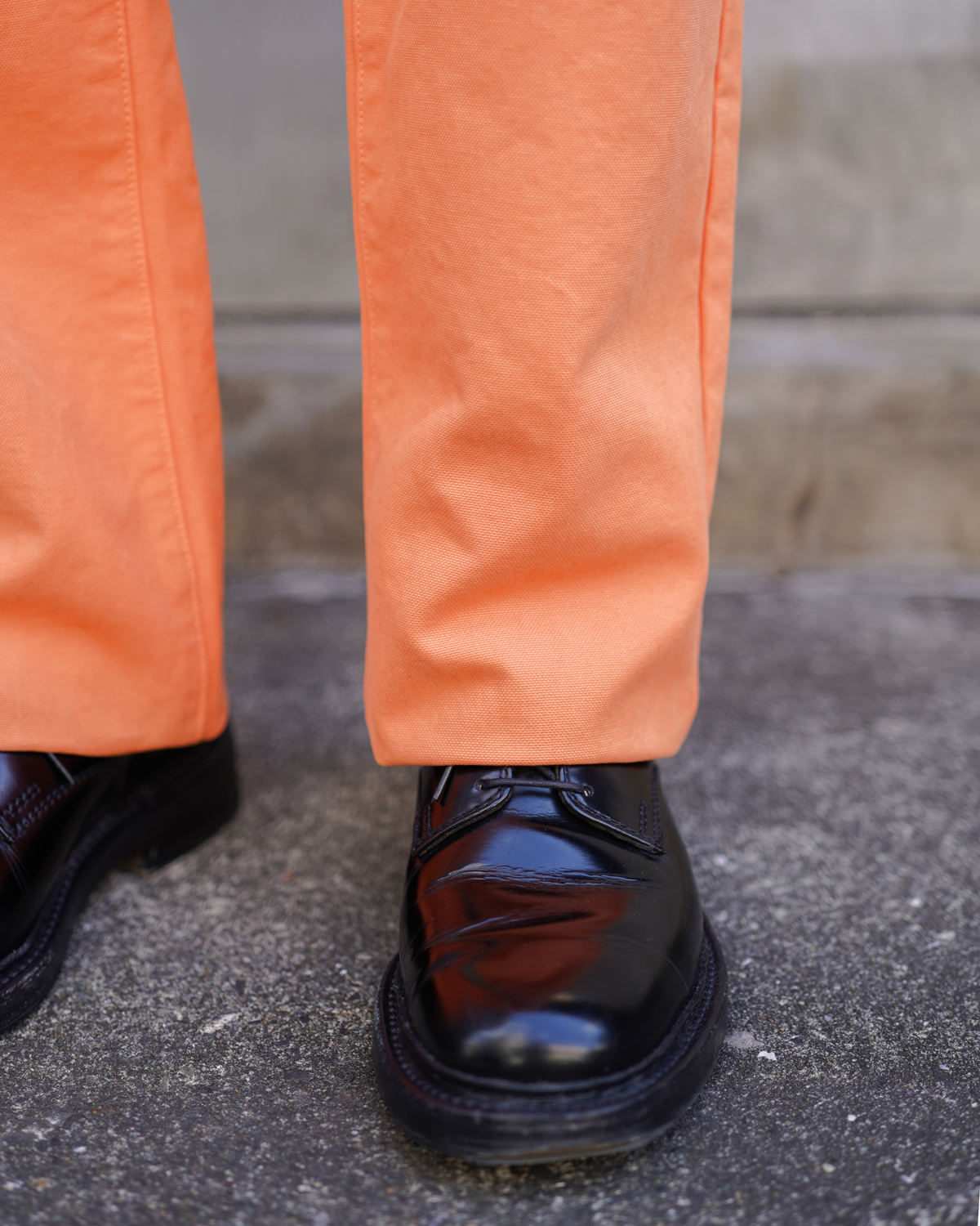 COLOR COTTON DUCK PANTS - Orange｜NEAT