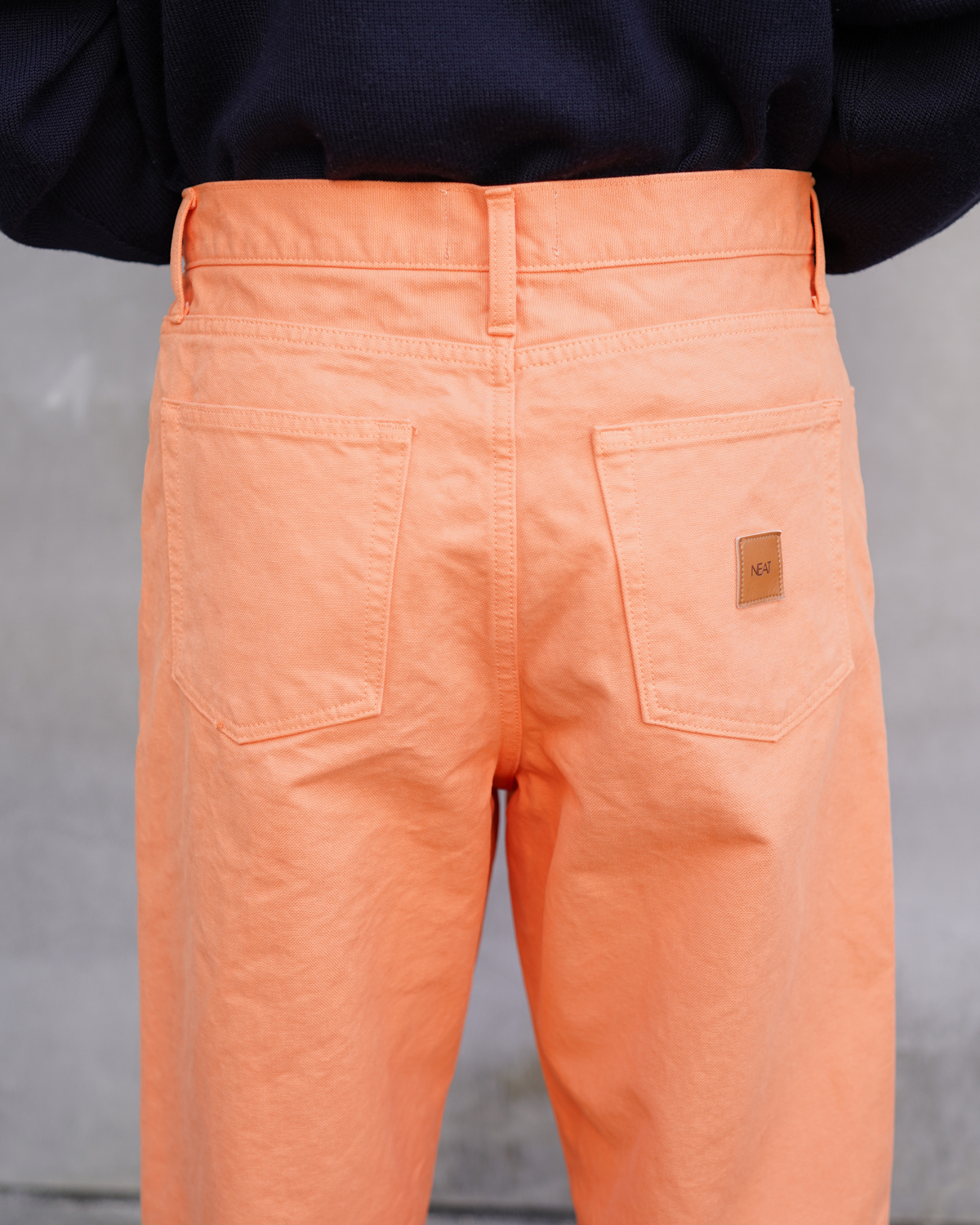 COLOR COTTON DUCK PANTS - Orange｜NEAT