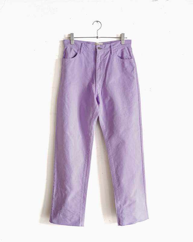 COLOR COTTON DUCK PANTS – Purple｜NEAT