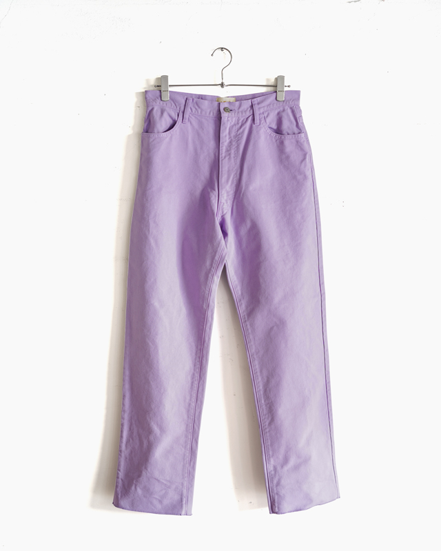 COLOR COTTON DUCK PANTS - Purple｜NEAT