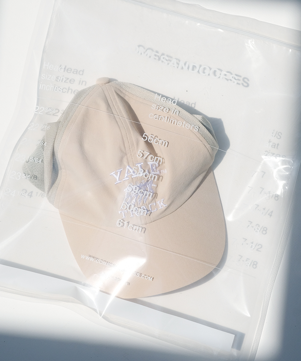 YALE TRACK MESH CAP - CREAM BEIGE｜10th Anniversary Exclusive｜COMESANDGOES