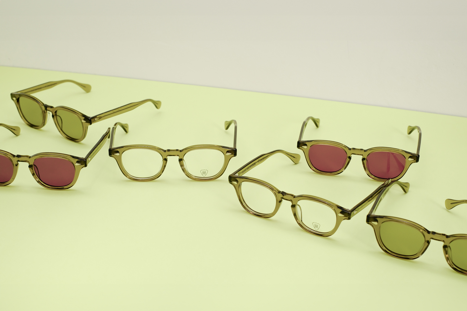 JULIUS TART OPTICAL × Continuer｜AR 48 SG - OLIVE / LIMITED - CHOCO BROWN｜JULIUS TART OPTICAL