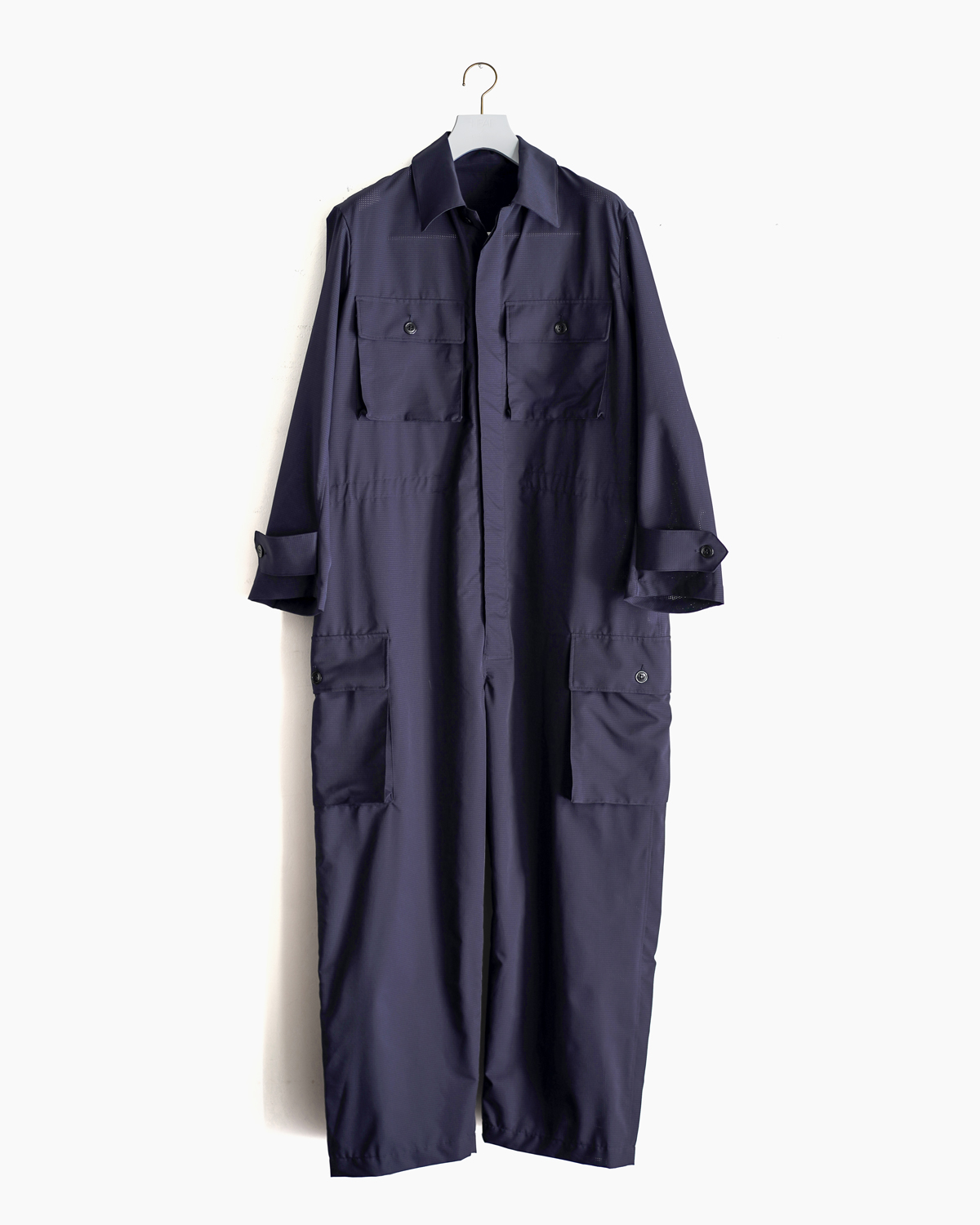 Fake Ripstop｜JUMPSUIT - Navy｜NEAT