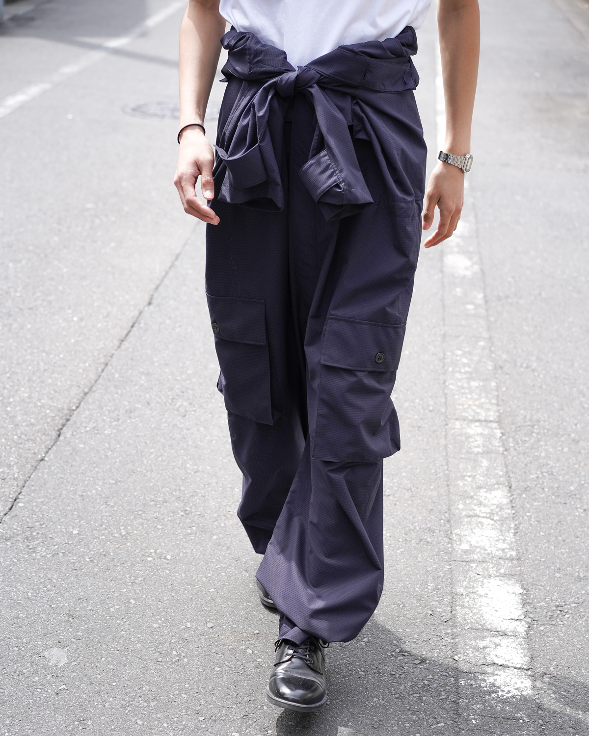 Fake Ripstop｜JUMPSUIT - Navy｜NEAT