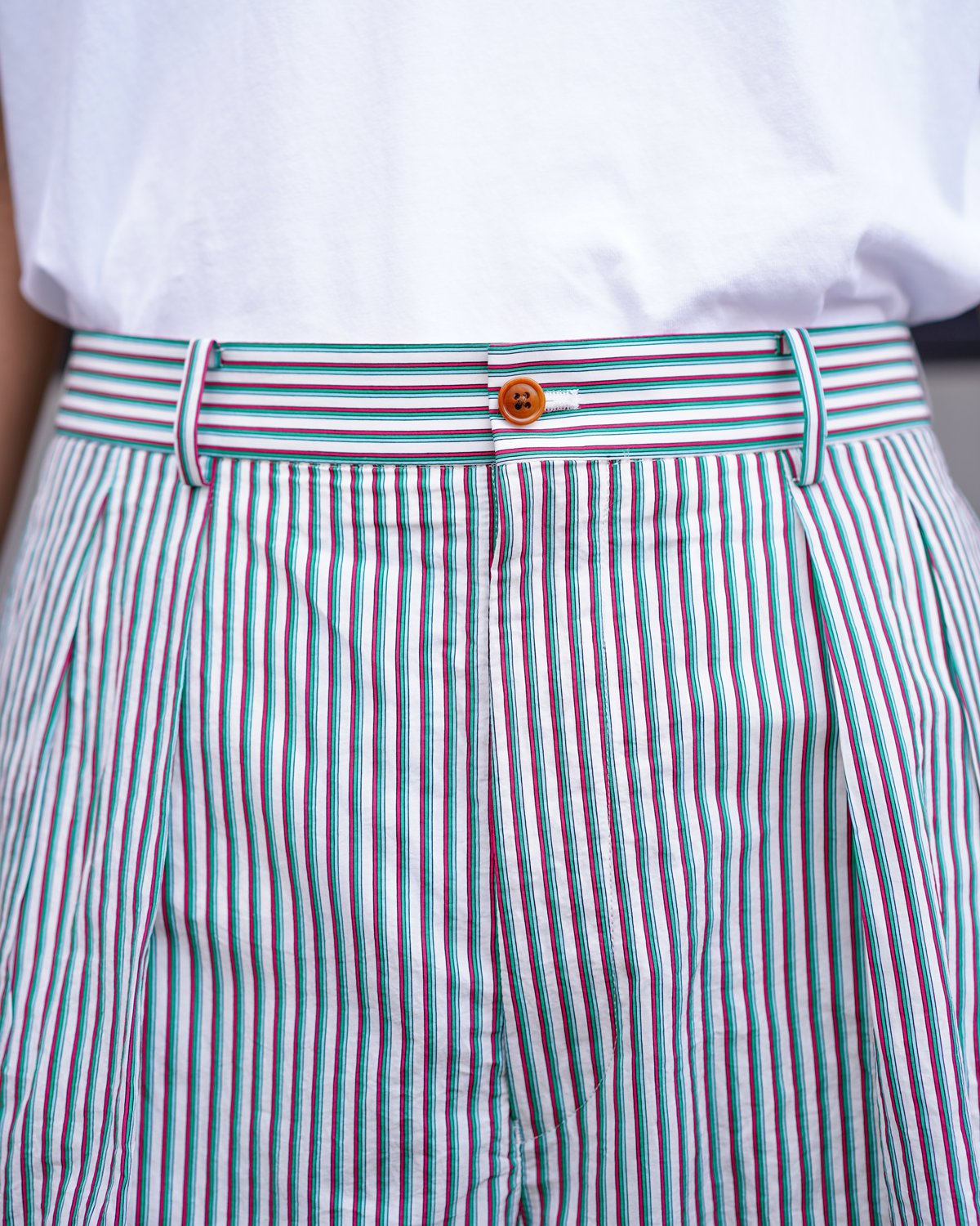 FALIERO SARTI MULTI STRIPE｜NEAT Chino Shorts - Multi｜NEAT