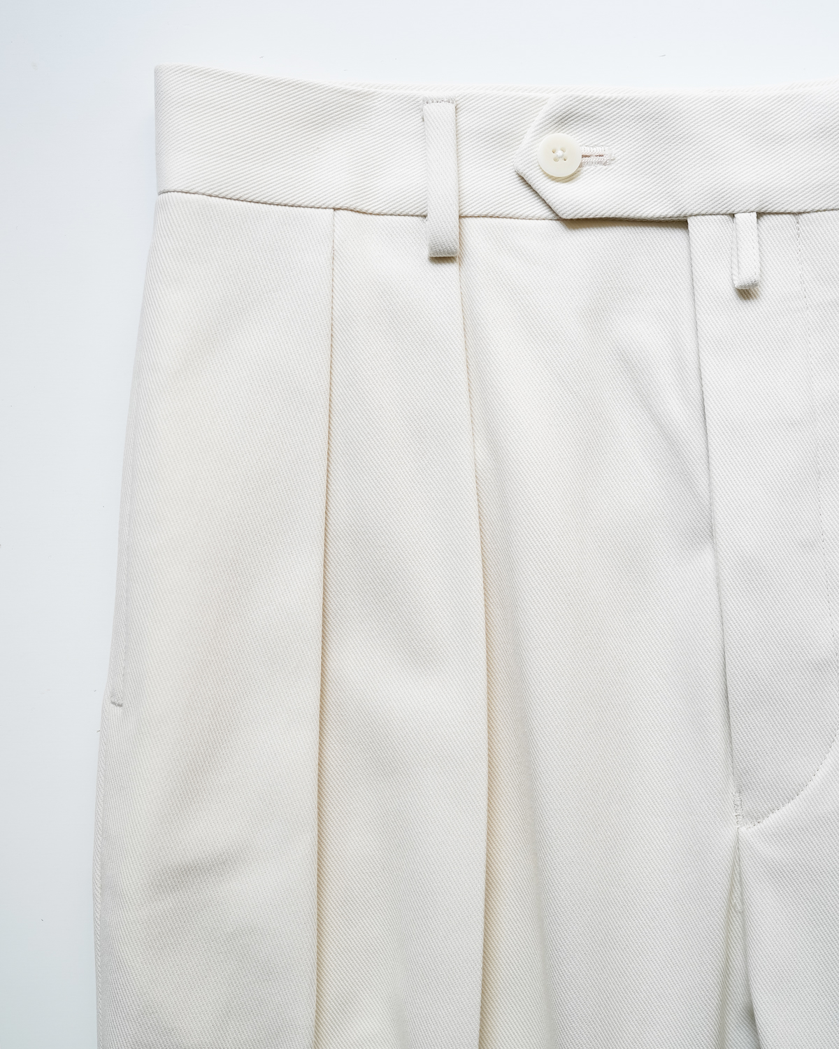 24AW NEAT ニート スラックス トラウザーズ 3PLY Katsuragi ディテール
