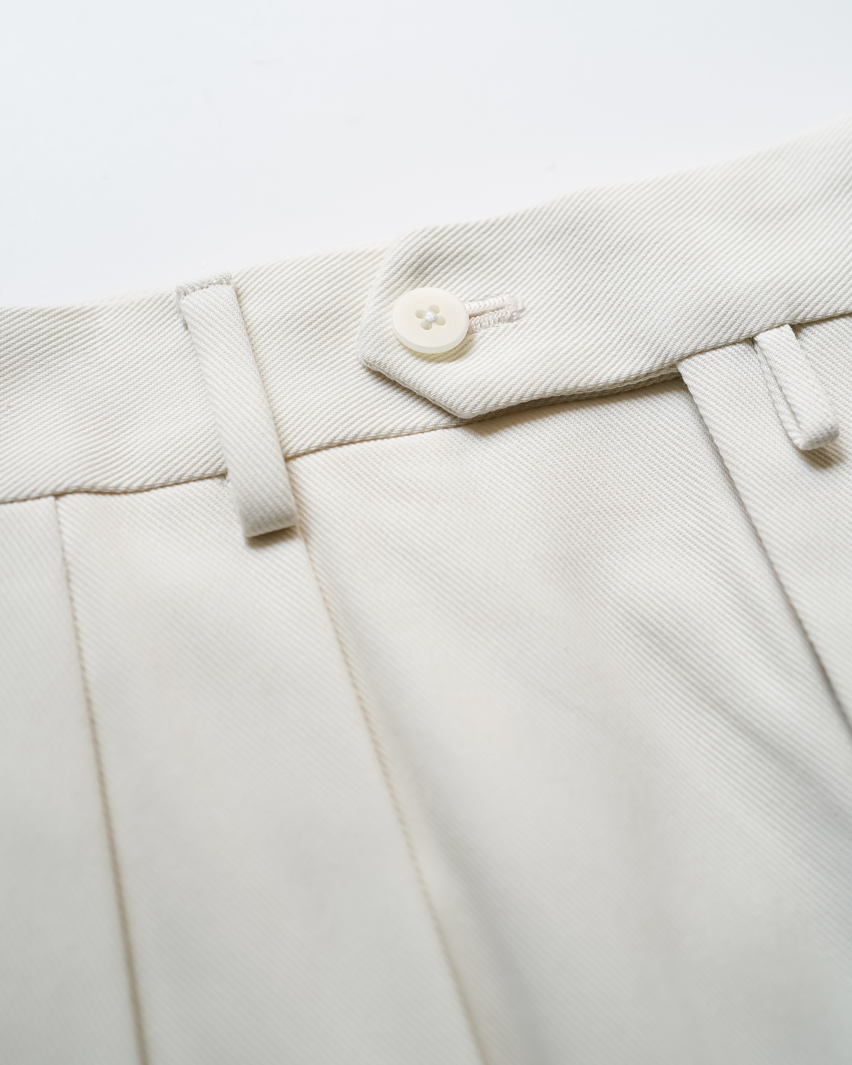 24AW NEAT ニート スラックス トラウザーズ 3PLY Katsuragi ディテールカット