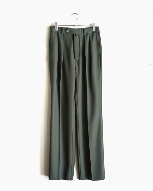 Back Satin Gabardine｜WIDE TYPE Ⅰ – Olive｜NEAT