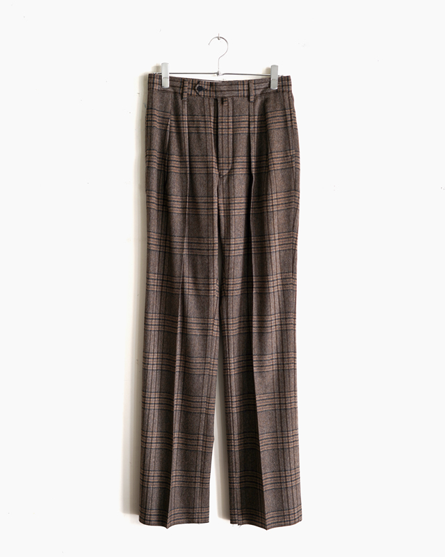 Country Check｜WIDE TYPE Ⅰ – Brown｜NEAT