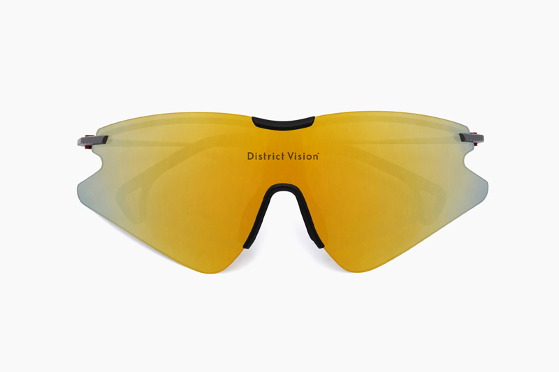 Kohei Aero Blade Ti – Graphite / D+ Amber Mirror｜District Vision