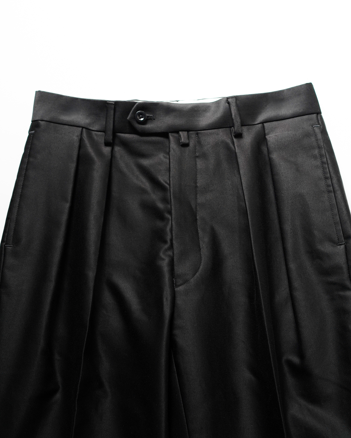 Giza Cotton Moleskin｜WIDE - Black｜NEAT